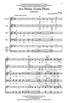 Ave Maria, Gratia Plena von Josu Elberdin 
