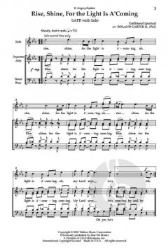 Rise, Shine, For the Light Is A'Coming 