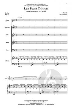 Lux Beata Trinitas von Ola Gjeilo 