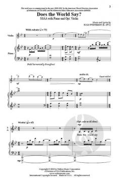 Does the World Say von Kyle Pederson 