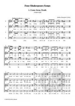 4 Shakespeare Songs von Jaakko Mäntyjärvi 