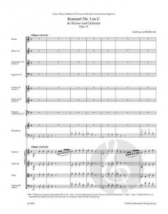Konzert Nr. 1 C-Dur op. 15 von Ludwig van Beethoven 