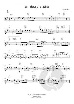 10 Bluesy Studies von Ton Verhiel 