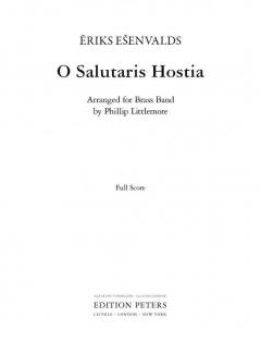 O Salutaris Hostia von Eriks Ešenvalds 
