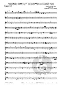 Jauchzet frohlocket für 10-stimmiges von Johann Sebastian Bach 