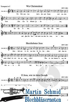 Choralbearbeitungen für obligates Instrument und Orgel  von Johann Sebastian Bach 