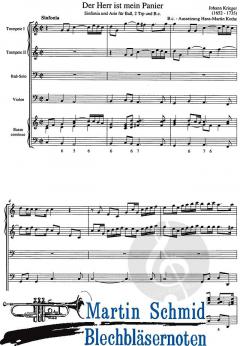 Der Herr ist mein Panier  von Johann Philipp Krieger 