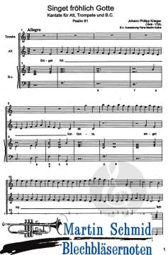 Singet fröhlich Gotte  von Johann Philipp Krieger 