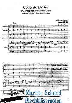 Konzert  von Georg Philipp Telemann 