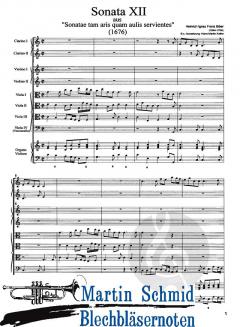 Sonata tam aris quam aulis servientes Nr.12 