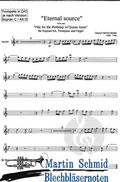 Eternal Source - Arie aus Ode for the Birthday of Queen Anne  von Georg Friedrich Händel 