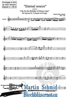 Eternal Source - Arie aus Ode for the Birthday of Queen Anne  von Georg Friedrich Händel 