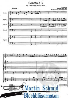 Sonata à 3 von Anonymus 
