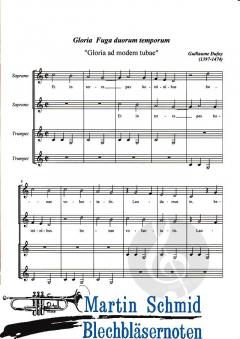 Gloria fuga duorum temporum von Guillaume Dufay 