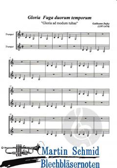 Gloria fuga duorum temporum von Guillaume Dufay 