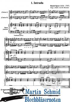 3 Intraden mit Präludien 