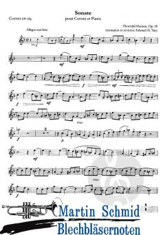 Sonate Es-Dur op.18 von Thorvald Hansen 