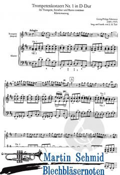 Konzert D-Dur Nr.1  von Georg Philipp Telemann 