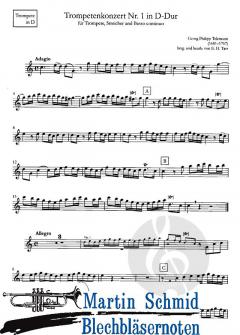 Konzert D-Dur Nr.1  von Georg Philipp Telemann 