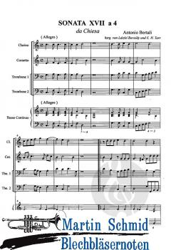 Sonata Nr.17 à 4 da Chiesa von Antonio Bertali 