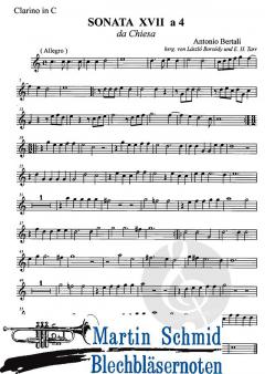 Sonata Nr.17 à 4 da Chiesa von Antonio Bertali 