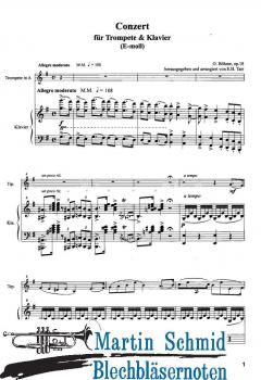 Konzert e-moll op.18  von Oskar Böhme 