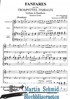 Fanfares pour des trompettes von Jean-Joseph Mouret im Alle Noten Shop kaufen