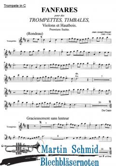 Fanfares pour des trompettes von Jean-Joseph Mouret im Alle Noten Shop kaufen