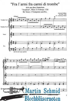 Fra L'armi fra carmi di trombe von Antonio Caldara 