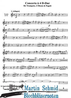 Concerto à 4 G-Dur  von Johann Gottlieb Graun 