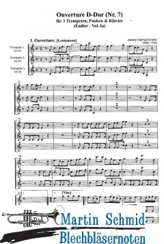 Ouvertüre D-Dur Nr.7 von Johann Samuel Endler 