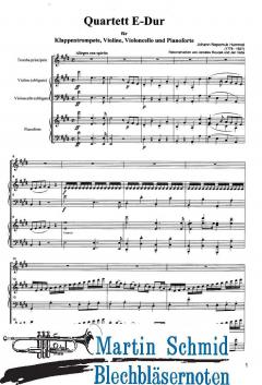 Quartett E-Dur von Johann Nepomuk Hummel 