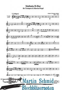 Sinfonia D-Dur von Johann Christian Hertel 
