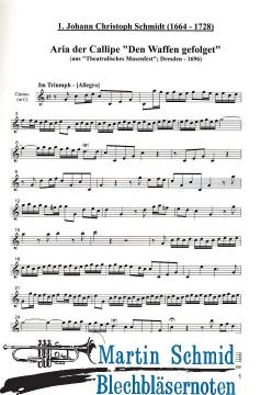 7 barocke Arien von Johann Christoph Schmidt 