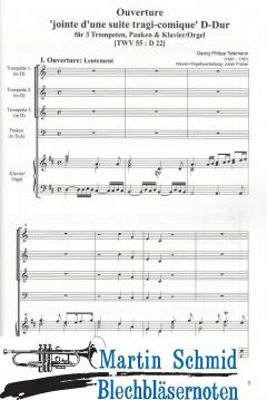 Ouverture 'Jointe d'une suite tragi-comique' D-Dur  von Georg Philipp Telemann 