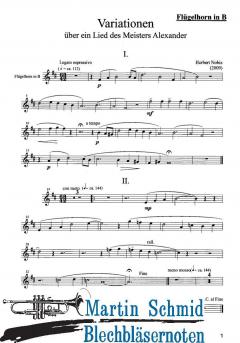 Variationen über ein Lied des Meisters Alexander von Herbert Nobis 