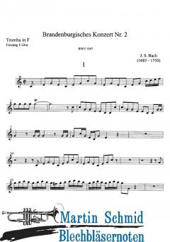 Brandenburgisches Konzert Nr.2 von Johann Sebastian Bach 