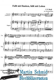 Fallt mit Danken fallt mit Loben von Johann Sebastian Bach 