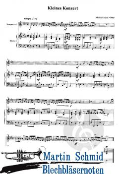 Kleines Konzert (+CD) von Michael Koch 