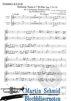 Sinfonia Nona op.3 Nr.9 à 7 von Giovanni Battista Bononcini 