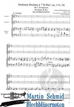 Sinfonia Decima op.3 Nr.10 à 7 D-Dur von Giovanni Battista Bononcini 