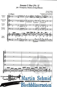 Sonate C-Dur Nr.1 von Antonio Caldara 