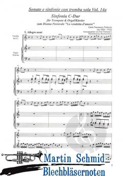 Sinfonia C-Dur zum Drama pastorale 'La vendetta d'amore' von Carlo Francesco Pollarolo 