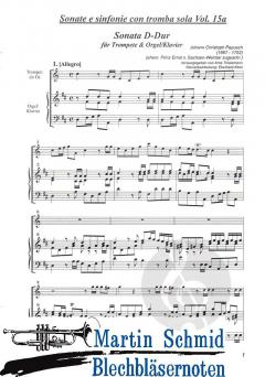 Sonata D-Dur von Johann Christoph Pepusch 