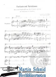 Fantasie und Variationen über ein Originalthema  von Carl Höhne 