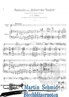 Fantasie aus der Oper 'Robert der Teufel' von Carl Höhne 