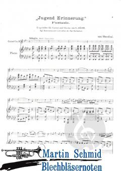 Fantasie 'Jugenderinnerung' von Wernthal von Carl Höhne 