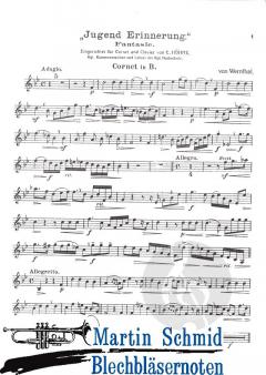 Fantasie 'Jugenderinnerung' von Wernthal von Carl Höhne 