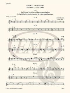 Der Mikrokosmos des Ensemblespiels für Streicher 1 von Béla Bartók im Alle Noten Shop kaufen (Einzelstimme)