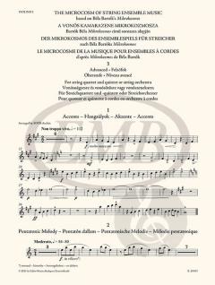 Der Mikrokosmos des Ensemblespiels für Streicher 3 von Béla Bartók im Alle Noten Shop kaufen (Partitur und Stimmen)